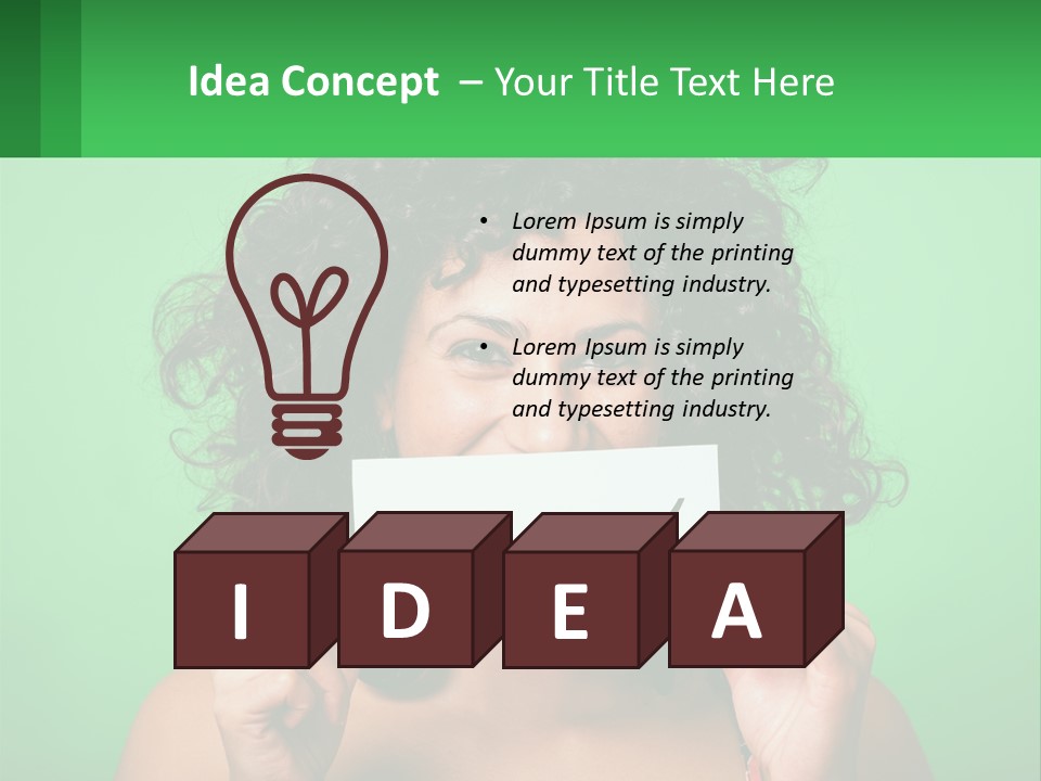 Lifestyle Sad Water PowerPoint Template