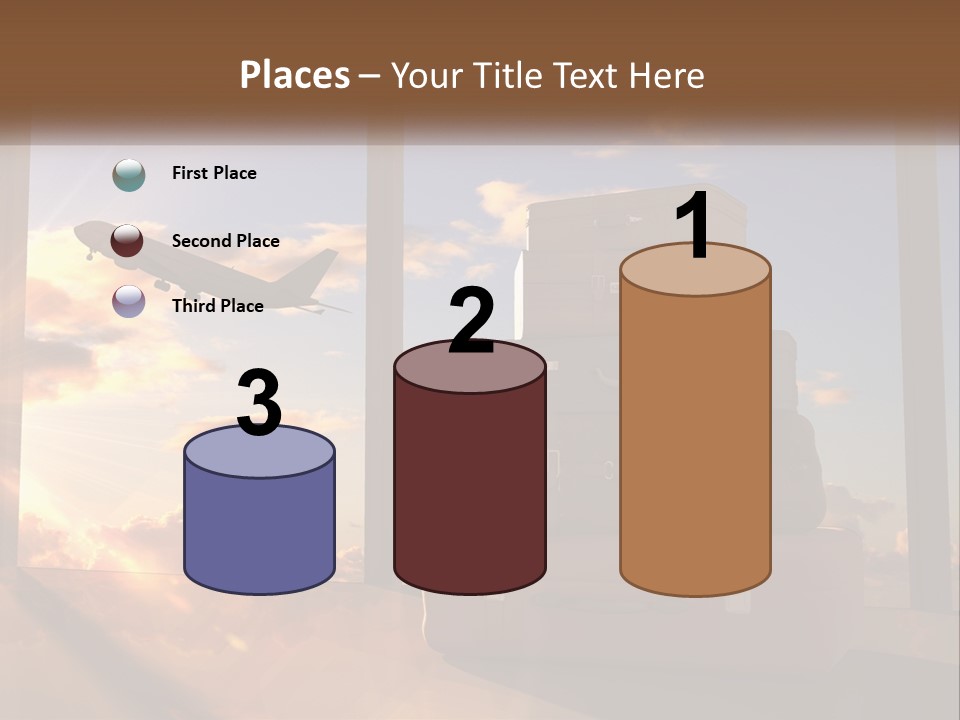 Senior Sand Sad PowerPoint Template