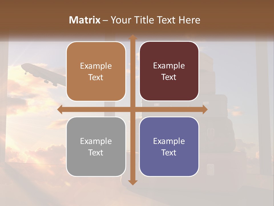 Senior Sand Sad PowerPoint Template