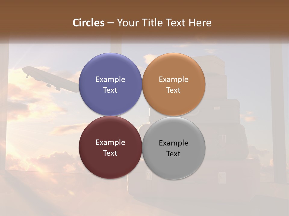 Senior Sand Sad PowerPoint Template