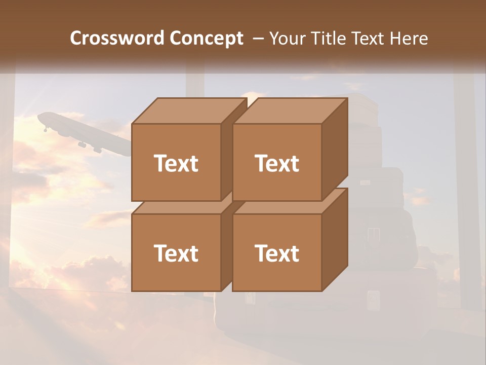 Senior Sand Sad PowerPoint Template