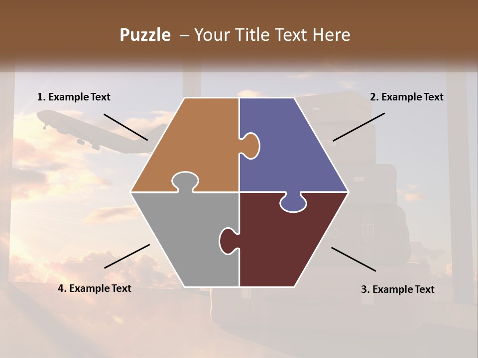 Senior Sand Sad PowerPoint Template