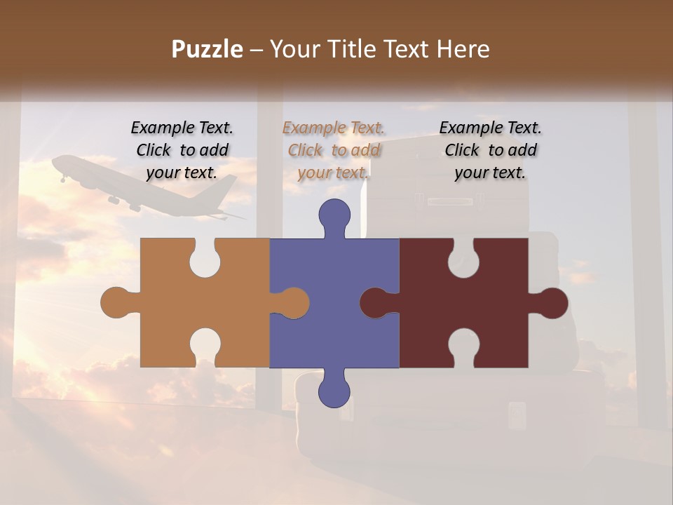 Senior Sand Sad PowerPoint Template