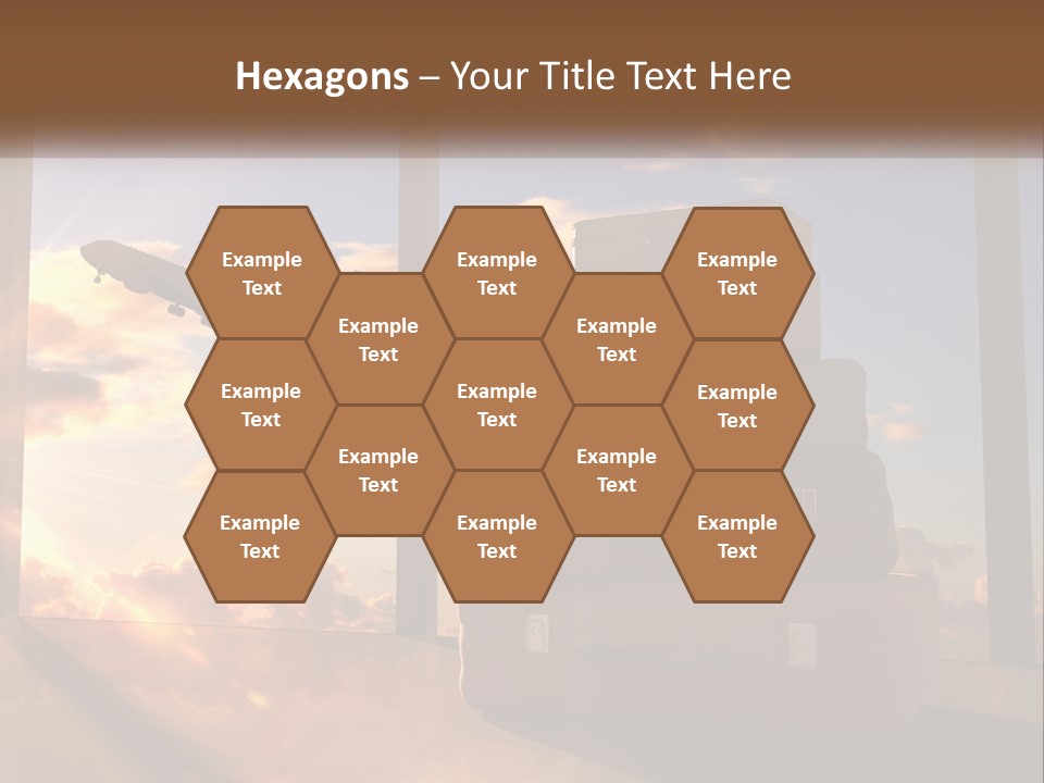 Senior Sand Sad PowerPoint Template