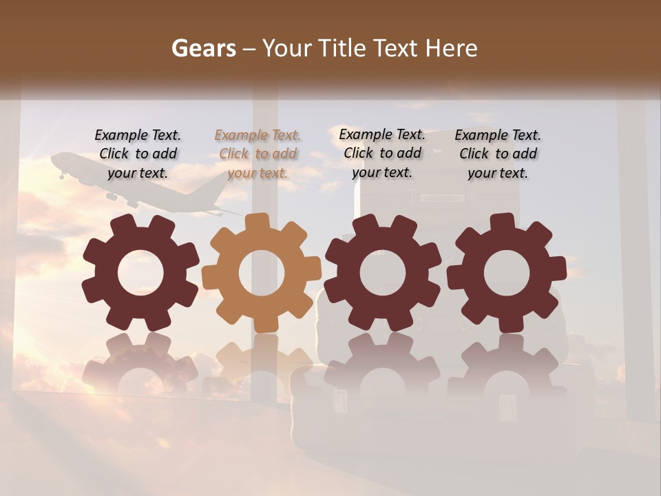 Senior Sand Sad PowerPoint Template