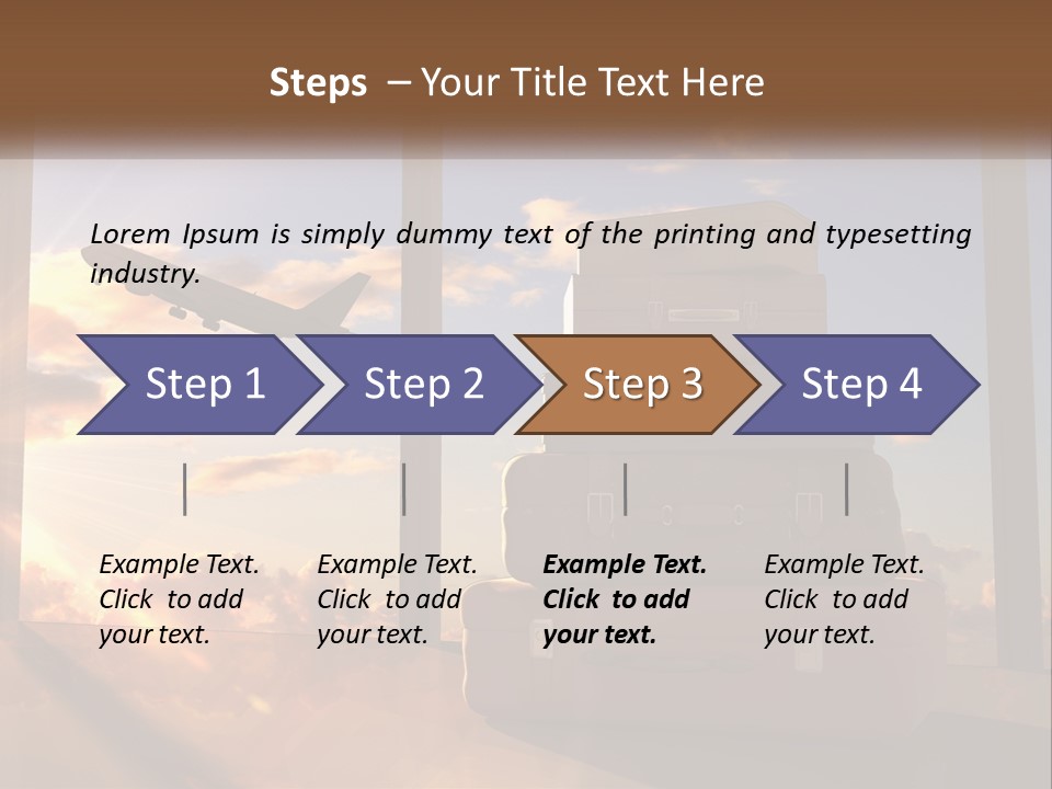 Senior Sand Sad PowerPoint Template