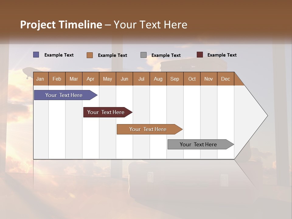 Senior Sand Sad PowerPoint Template