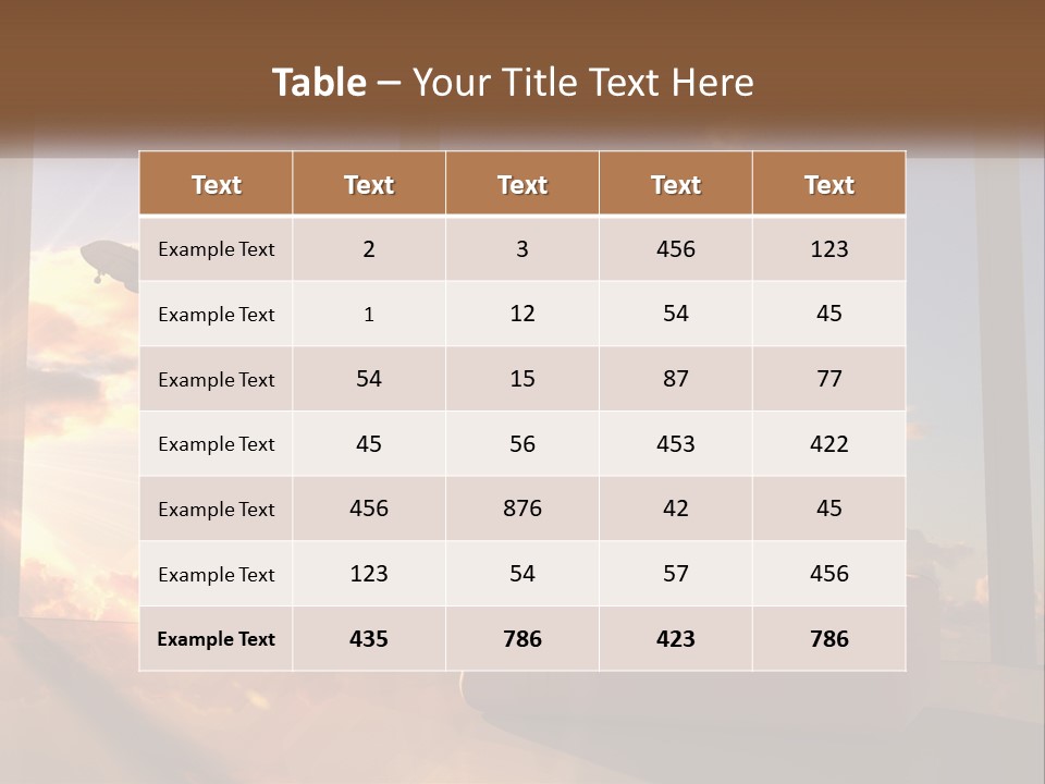 Senior Sand Sad PowerPoint Template