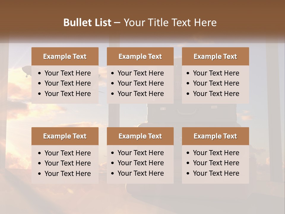 Senior Sand Sad PowerPoint Template