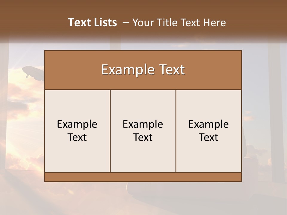 Senior Sand Sad PowerPoint Template