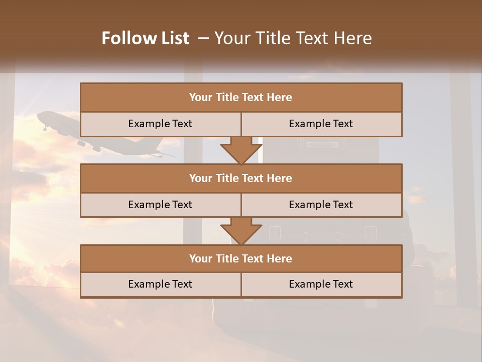 Senior Sand Sad PowerPoint Template