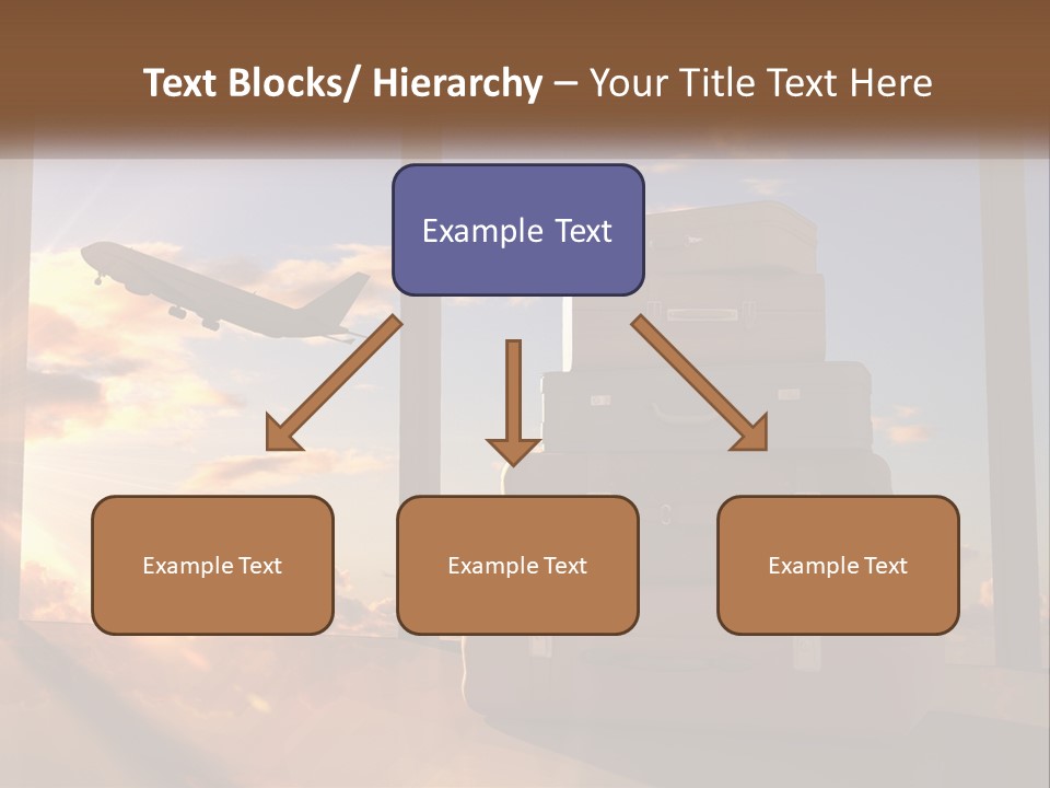 Senior Sand Sad PowerPoint Template