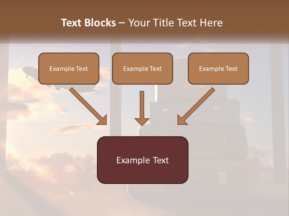 Senior Sand Sad PowerPoint Template