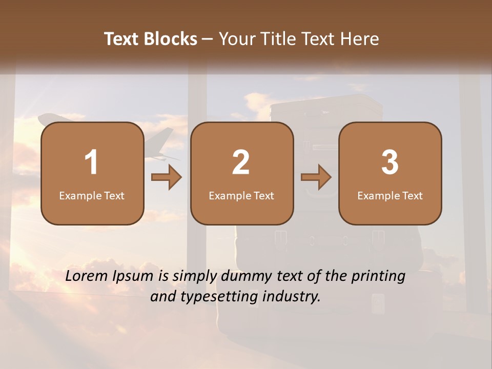 Senior Sand Sad PowerPoint Template