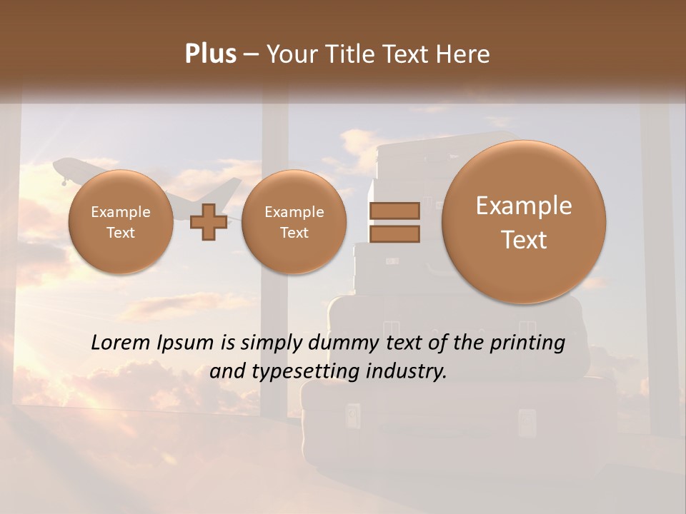Senior Sand Sad PowerPoint Template