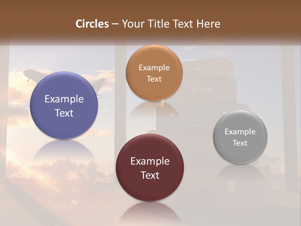 Senior Sand Sad PowerPoint Template