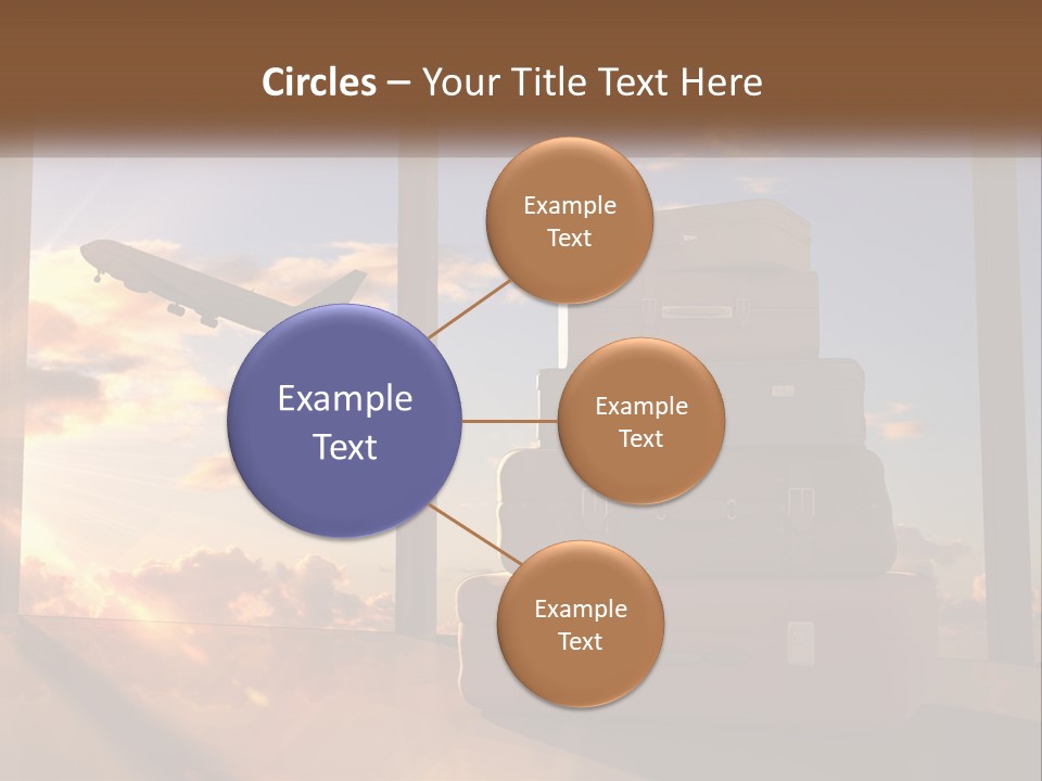 Senior Sand Sad PowerPoint Template