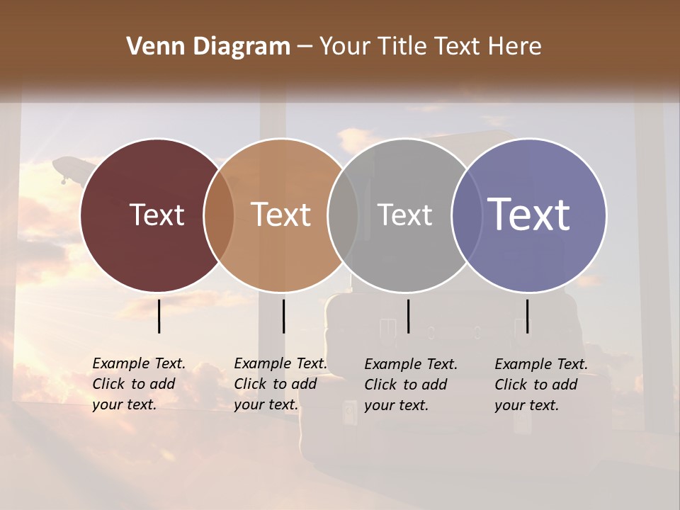 Senior Sand Sad PowerPoint Template