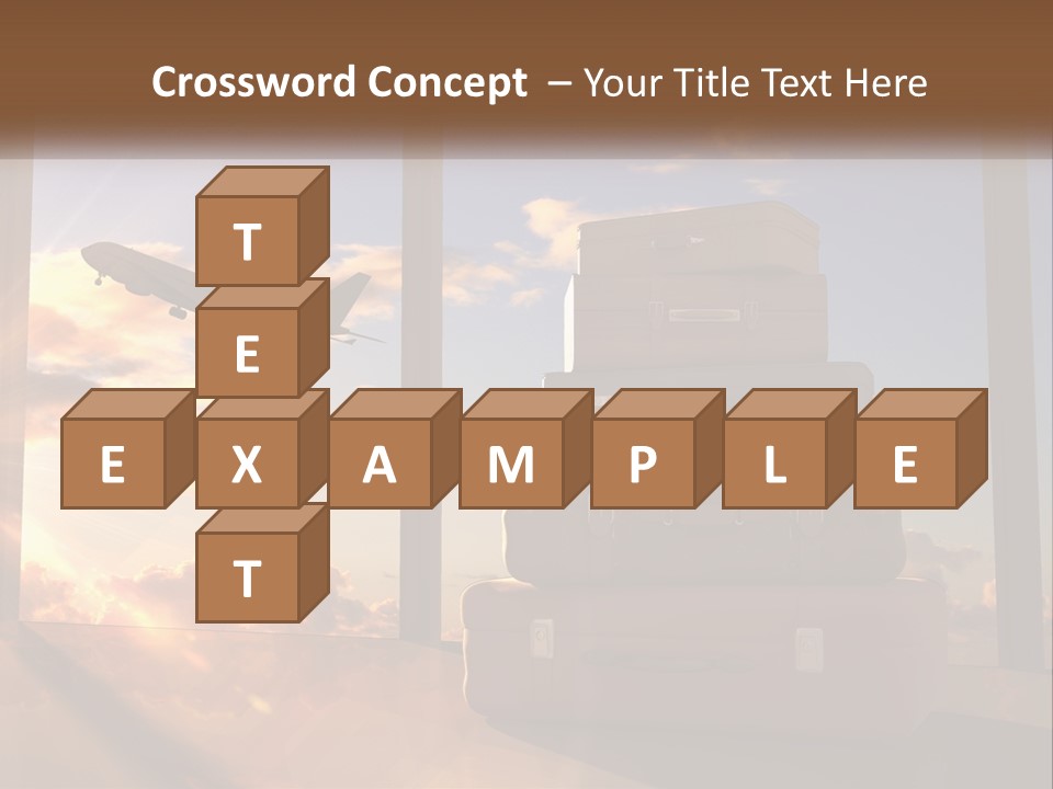 Senior Sand Sad PowerPoint Template