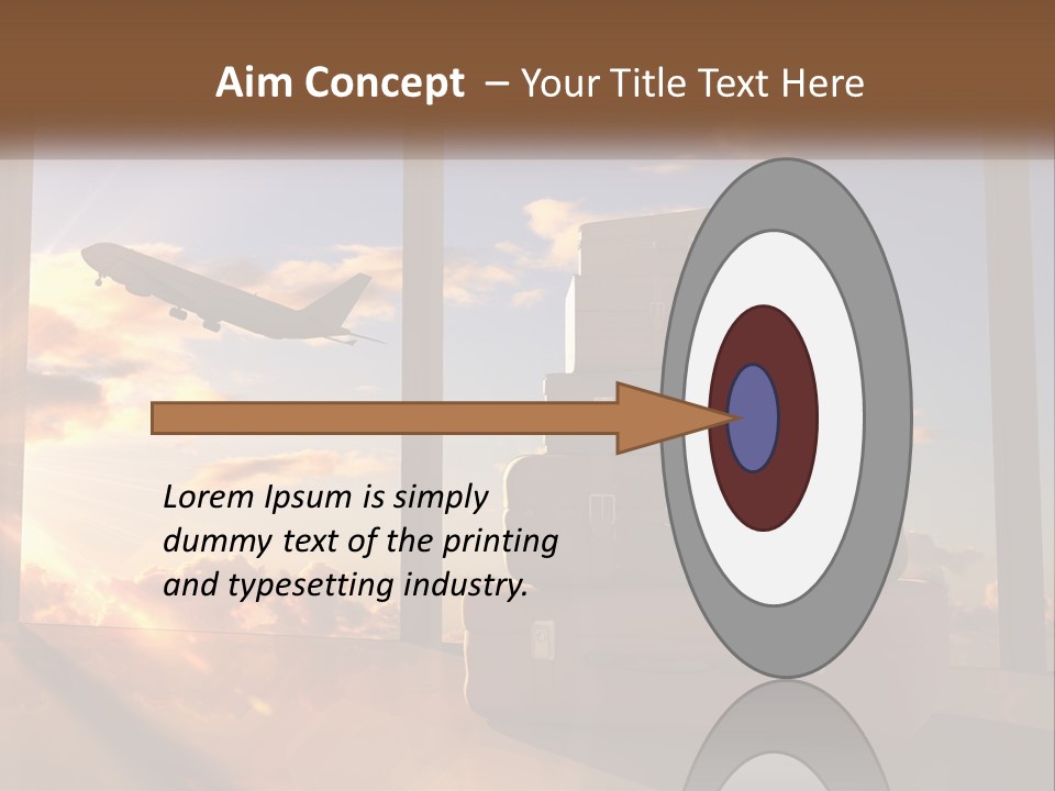 Senior Sand Sad PowerPoint Template