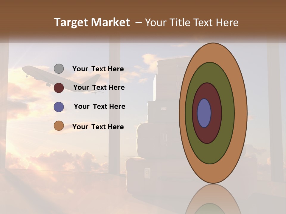 Senior Sand Sad PowerPoint Template