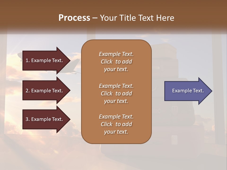 Senior Sand Sad PowerPoint Template