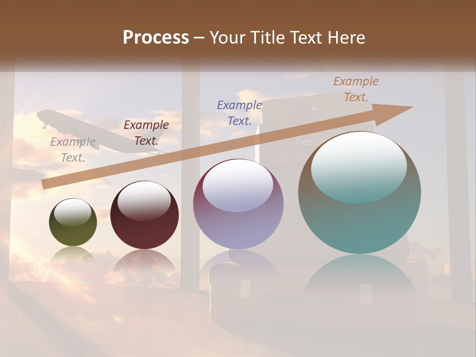 Senior Sand Sad PowerPoint Template