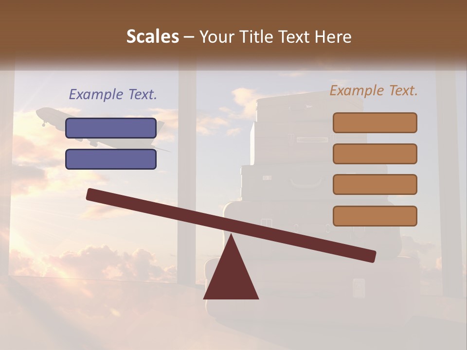 Senior Sand Sad PowerPoint Template
