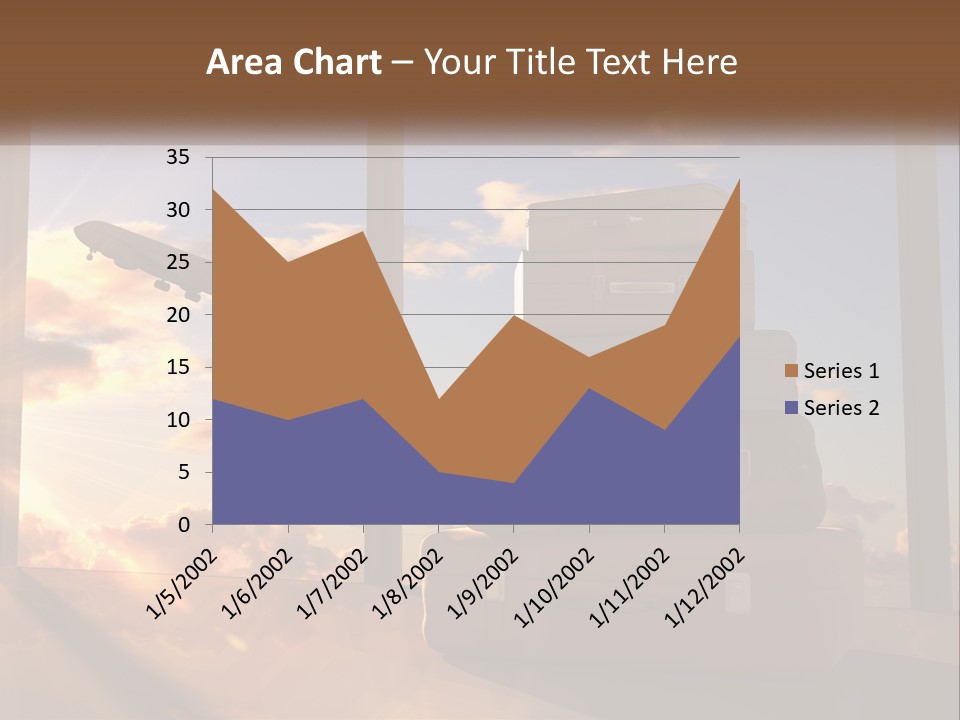 Senior Sand Sad PowerPoint Template