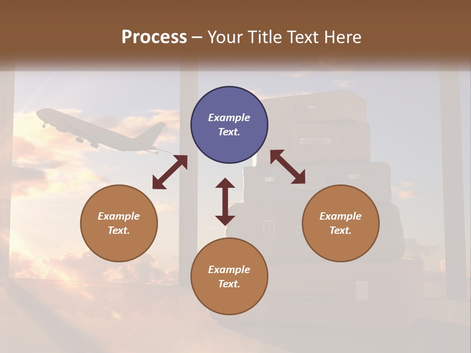 Senior Sand Sad PowerPoint Template