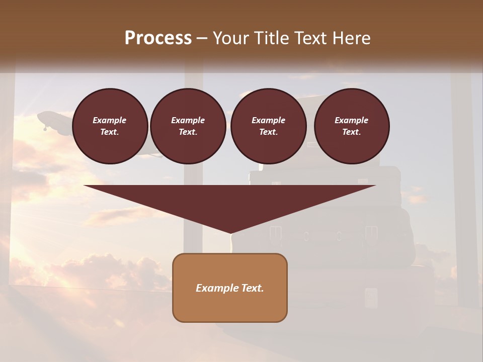 Senior Sand Sad PowerPoint Template