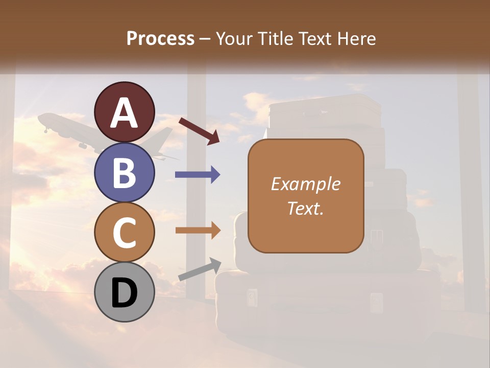 Senior Sand Sad PowerPoint Template