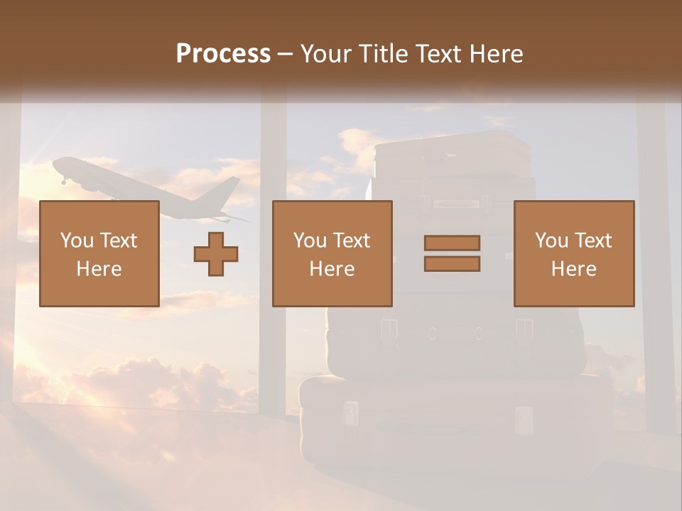 Senior Sand Sad PowerPoint Template