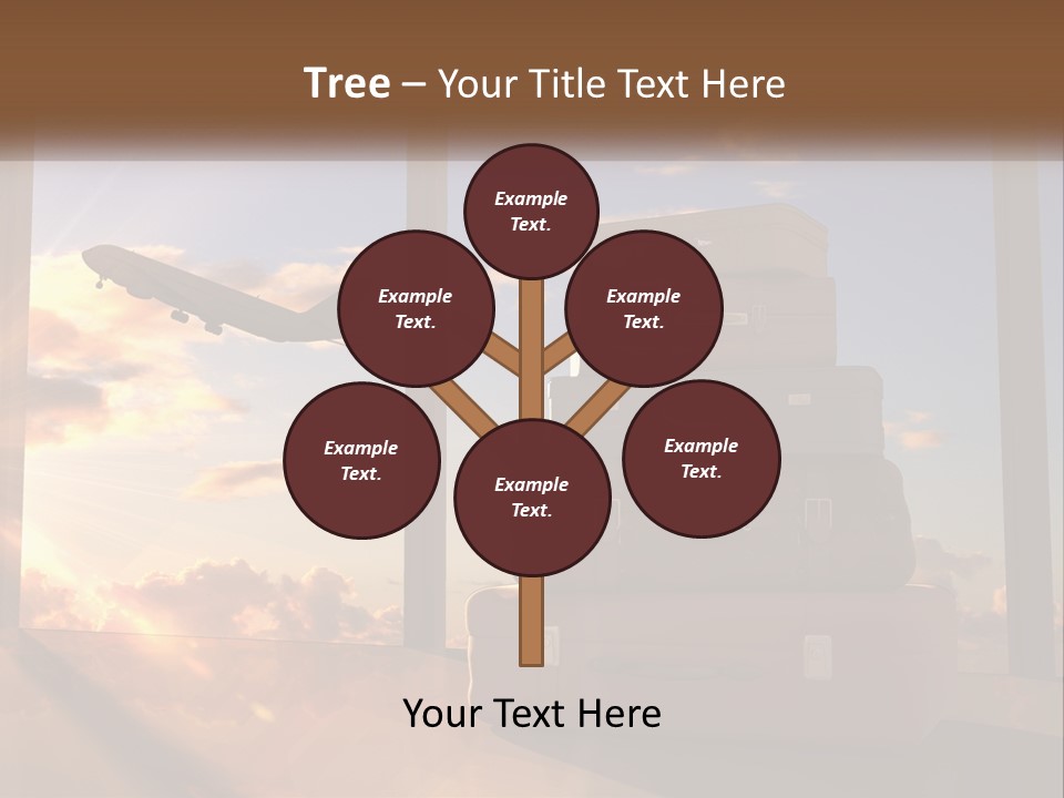 Senior Sand Sad PowerPoint Template