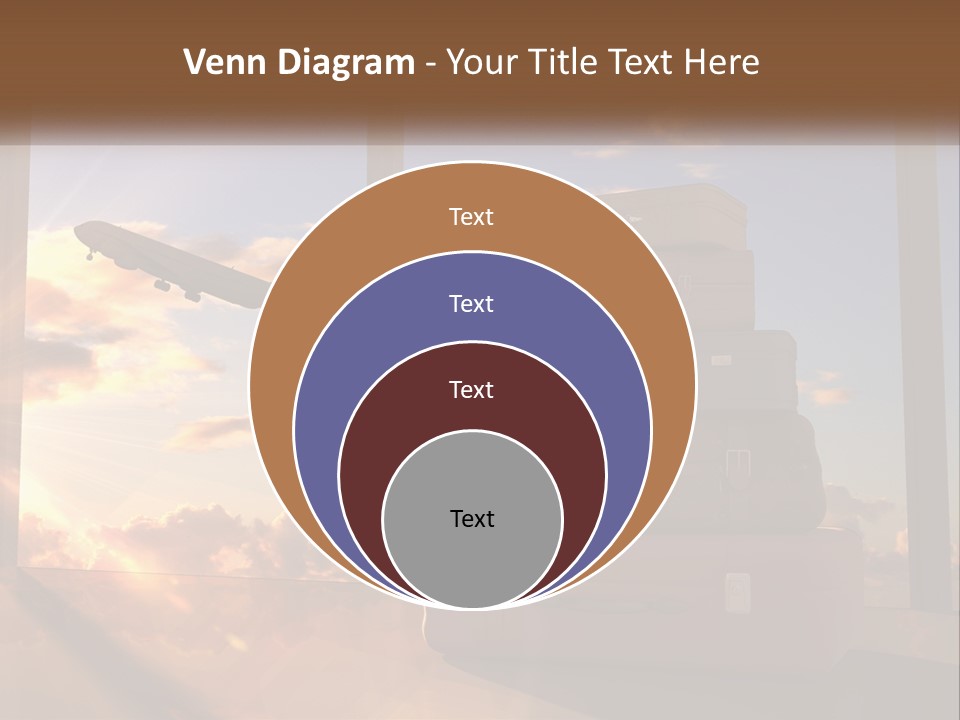 Senior Sand Sad PowerPoint Template
