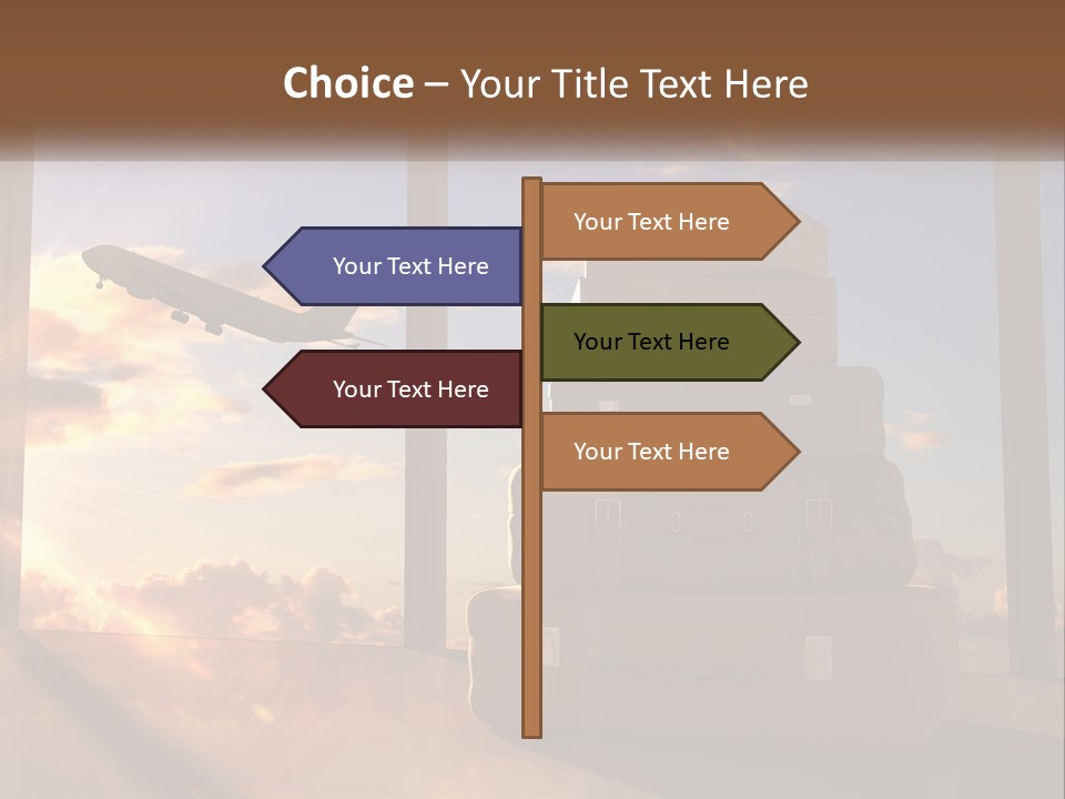 Senior Sand Sad PowerPoint Template