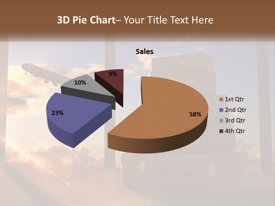 Senior Sand Sad PowerPoint Template