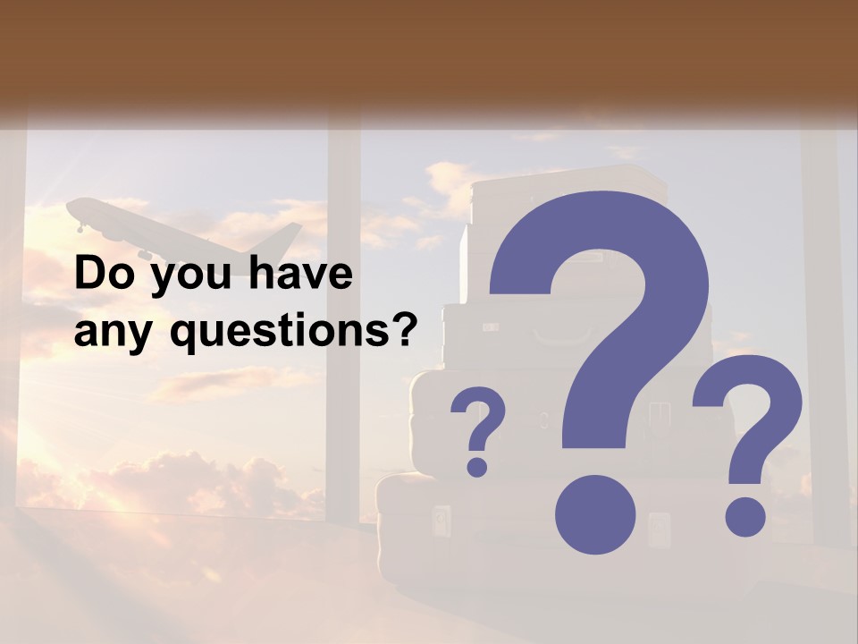 Senior Sand Sad PowerPoint Template