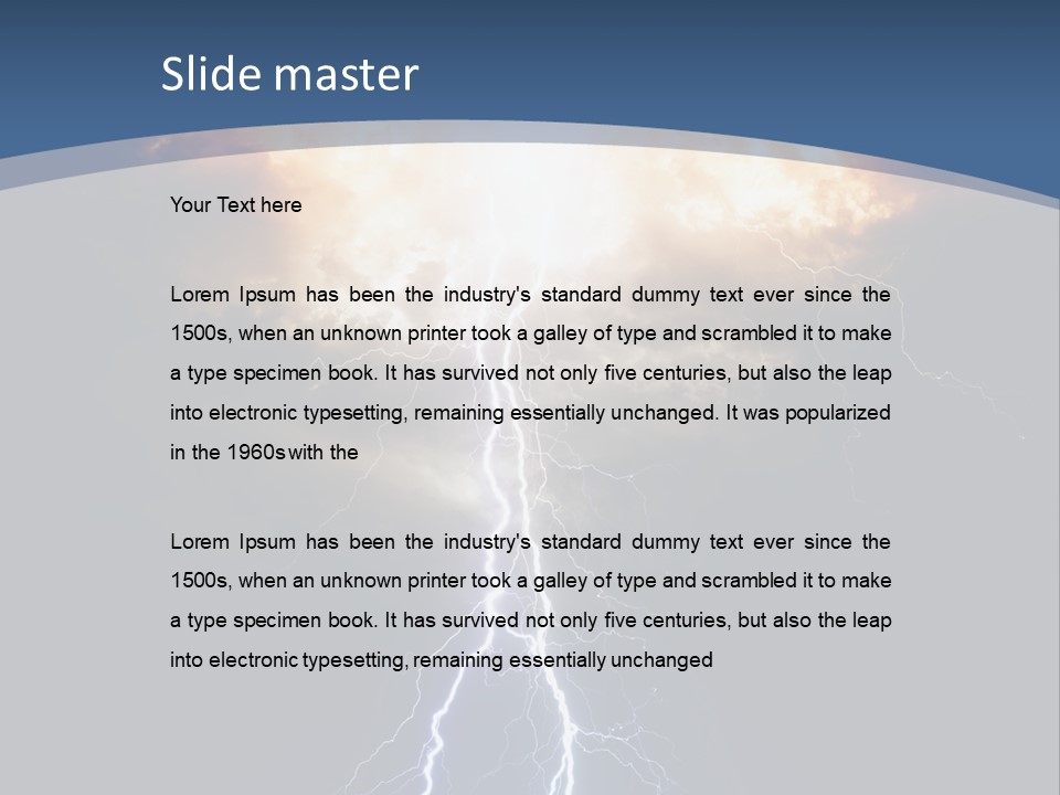 Beach Lifestyle Calm PowerPoint Template