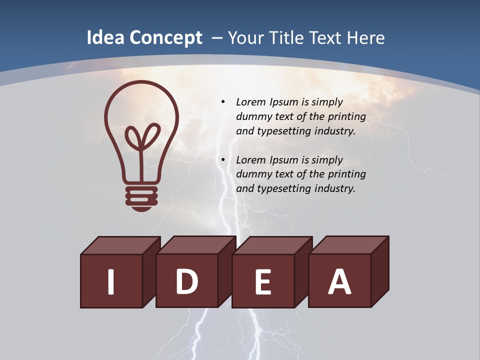 Beach Lifestyle Calm PowerPoint Template