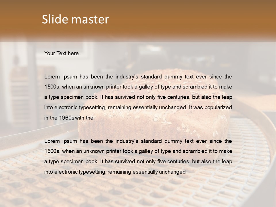 Pensioner Parent Water PowerPoint Template