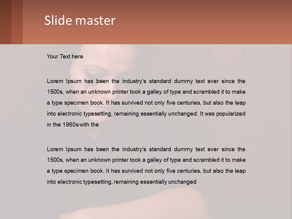 Standing Coast Peaceful PowerPoint Template