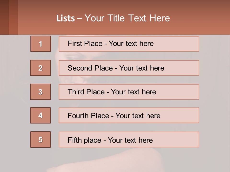 Standing Coast Peaceful PowerPoint Template