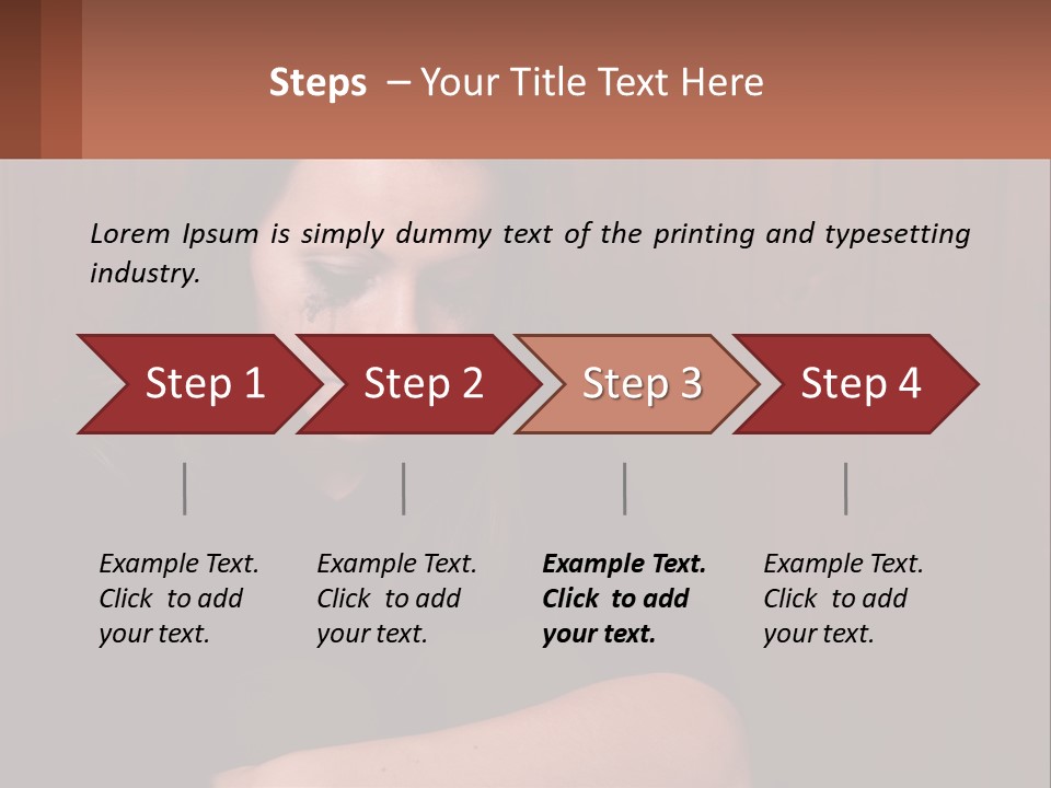 Standing Coast Peaceful PowerPoint Template