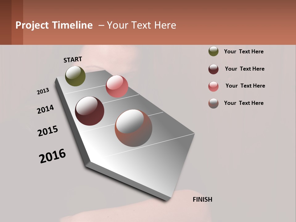 Standing Coast Peaceful PowerPoint Template