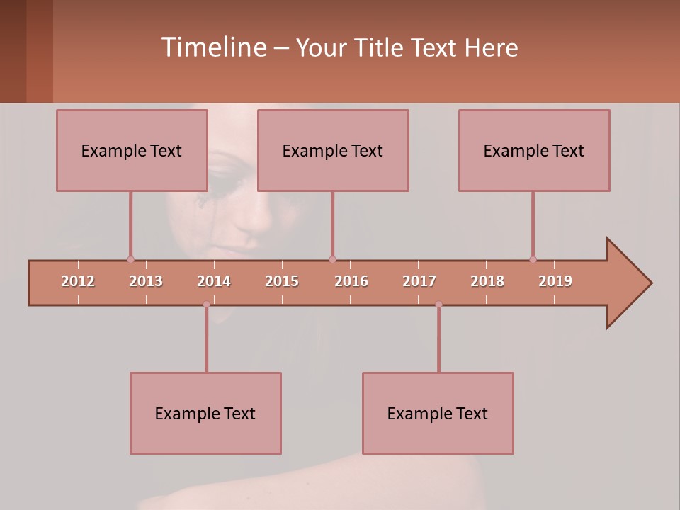 Standing Coast Peaceful PowerPoint Template