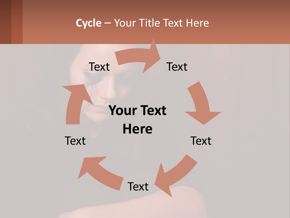 Standing Coast Peaceful PowerPoint Template