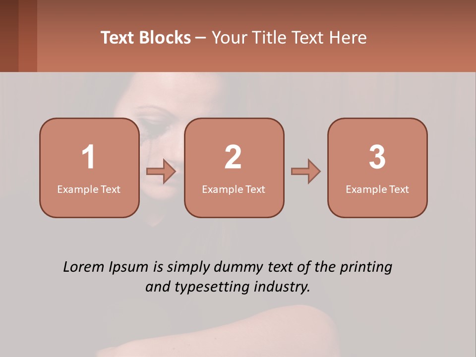 Standing Coast Peaceful PowerPoint Template
