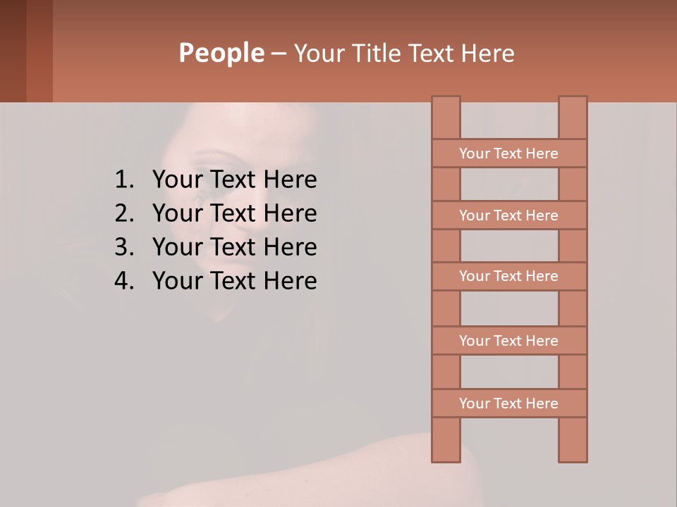 Standing Coast Peaceful PowerPoint Template
