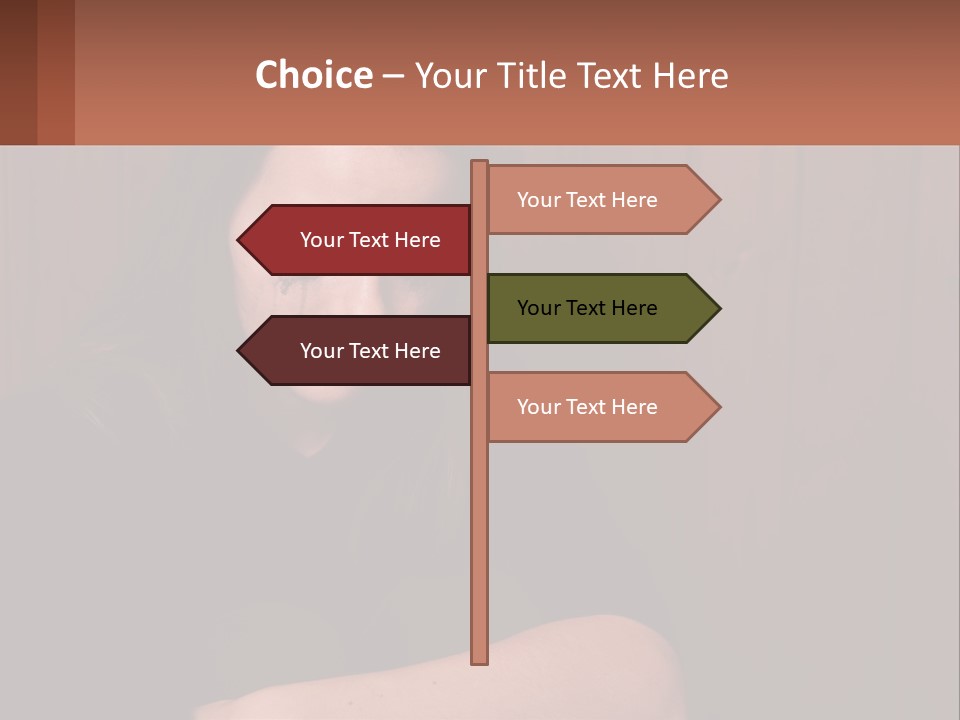 Standing Coast Peaceful PowerPoint Template